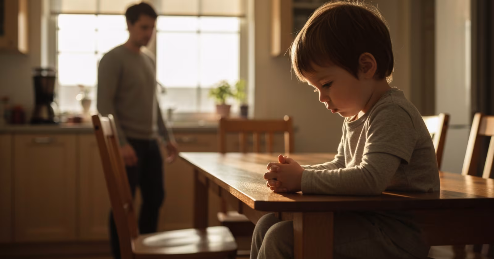 Why Some Children Go Completely Quiet Around Their Parents